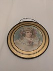 Antique Victorian Chimney Flue Cover Girl Child Portrait Period  No 11267 Metal 