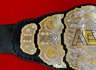 New Aew World Championship Wrestling Title Belt Adult Replica Size 2mm Brass