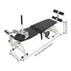Traction Table Cervical Lumber Spine Back Stretcher Board Traction Bed 330lbs 