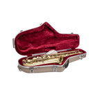 Crossrock Tenor Saxophone Case-abs Molded Hardshell-detachable Strap-champagne