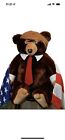   new  nwt   Trumpy Bear Deluxe Authentic Donald Trump 22    Stuffed Bear W Flag