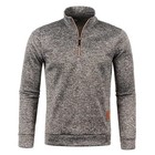 Men s Autumn Half Zip Fleece Sweat Shirt Warm Pullover Jacket T-shirt Tee Gift