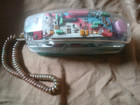 Vintage Unisonic Modle No 6900 Clear Phone Retro See Through Colorful