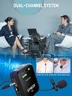 Synco G2 a2  Wireless Lavalier Microphone Dual-channel Lapel Mic For Dslr Camera