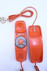 Stromberg Carlson Slenderet Rotary Vtg Telephone Phone Syracuse Orange Mcm Desk