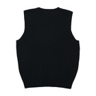 Polo By Ralph Lauren 1990s Lambswool Sweater Vest Black Vintage L g