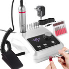 Professional Electric Nail Drill  45000 Rpm Cordless Rechargeable E-file Machine