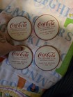 Set Of 4 Coca Cola Tin Coasters 1988 England Collector s Club International