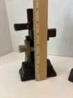 Cast Metal Three Cross Bookends