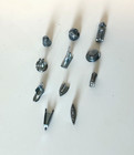 11 Monopoly Board Game Replacement Pieces - Pewter Colored Modern Game Pieces