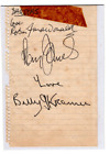 Billy J  Kramer   The Dakotas Signed Album Page 1963   Autographed Epstein Band