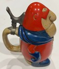Bud Man Budweiser Ceramarte Brazil Beer Stein   1975   Vintage