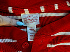 Pajama Set Men   s M Wondershop Red White Stripe Sleepwear Christmas Family Pjs