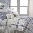 1 Ralph Lauren Cottage Hill Plaid Standard Sham New Blue And White