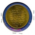 Abraham Lincoln 16th President Usa Souvenir Token Medal  55 Coin