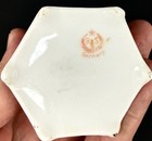 Antique Rs Germany Porcelain Hat Pin Hatpin Holder W  Rose