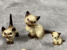 Vintage Hagen Renaker Siamese Cat Figurines Lot 7 Figures Rare Angry Kitten