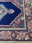 Pink   Navy Bijar Style Wool Area Rug     Elegant Design     Free Us Shipping