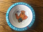 Vintage Jim Henson Bear In The Big Blue House Plate Bowl Melamine Ware Plastic-