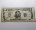 1928  5 Federal Reserve Gold Demand Vf Note- Richmond Va - E00000051a Fr1950-e