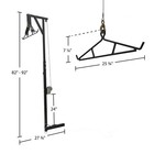 Kill Shot 300-lb Capacity Hitch-mounted Deer Hoist With Gambrel  Deer-hoist