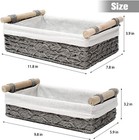 Storage Basket Wicker Baskets For Organizing Storage Bins For Countertop Toilet