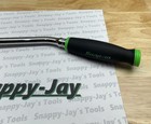 Snap-on Tools Usa New Green 3 8  Drive Soft Grip Bent Flex Head Ratchet Fhbf80ag