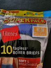 Hanes Boxer Briefs 10-pack Men s Tagless Comfort Flex Waistband Soft Tag Free