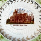 Payette High School Id Idaho Antique Souvenir China Trinket Dish Plate