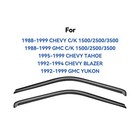 Window Visors Rain Guards For 1988-1999 Chevy gmc C k 1500 2500 3500 Standard   