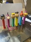 Vintage Pez Dispensers Flintstones Lot Of 6 Fred Barney Wilma Dino Loose