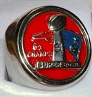 New England Patriots 6x Champs Decapitator Ring Bottle Cap Opener    