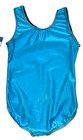 Motionwear Leotard Leo Bodysuit Tank Silky Teal Lightwgt Stretch New Girl I 5 6