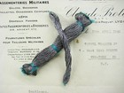 Vintage Antique Pewter French Metallic Twist Thread Fly Tying