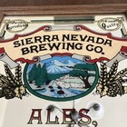 Sierra Nevada Brewing Co  Mirror Beer Sign Oak Frame Bar Decor 18 5 8   x 15   