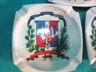 Lot Of 3 Mebel Dominican Republic Souvenir Ashtrays