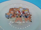 Disney Three Little Pigs   Red Riding Hood 1934  7  Plate Salem China Co Patriot
