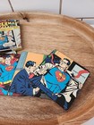 Limited Edition Dc Comics   Wall Art Coaster Set  super Friends Set Of 4 In Box