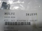 Nos Arctic Cat 3 Outlet Accessory Adapter Oem 1639-624 0686-132