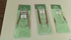 Set Of Chiaogoo Premium Bamboo Circular Needle Patina 16  Long size Us 2 Ds