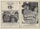 Movie Theatre Vintage Program Ravena Ny Tyrone Power Rita Hayworth Roy Rogers