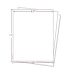 100 Full Sheet Shipping Labels 8 5x11 Self Adhesive Blank Paper For Laser Inkjet