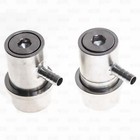 Stainless Steel Ball Lock Corny Keg Connector Coupler Set 1 Gas 1 Beverage