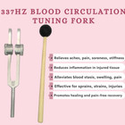 337hz Tuning Fork For Blood Circulation  Pain Relief  Soreness   Stiffness