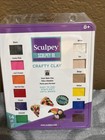 Pack 14 Sculpey Crafty Oven Bake Clay 12 Variety Colors   2 Modeling Tools