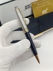Montblanc Meisterstuck Solitaire Doue Sterling Silver 925 Ballpoint Pen 