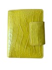 Kate Spade Planner Cover Agenda Crocodile Embossed Large Scale Pattern Yellow