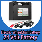 24v 12ah 20ah Electric Wheelchair Lithium Battery 24 Volts Electric Battery