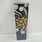Vintage La Crosse Mccormick Storm Glass Weather Station Hand Blown Glass   Wood 