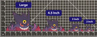 Mega Gengar Pokemon Sticker Decal -peeker Peeking- 4 Different Sizes